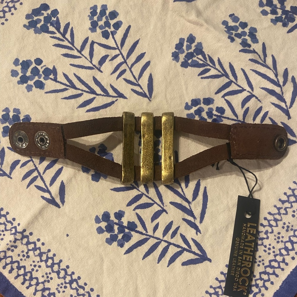 Leather Bracelet - NWT
